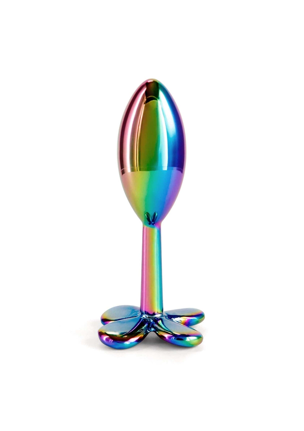 NS Novelties - Rear Assets Clover Aluminium Anal Plug (Gunmetal) NS1174 CherryAffairs