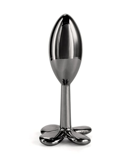NS Novelties - Rear Assets Clover Aluminium Anal Plug (Gunmetal) NS1174 CherryAffairs