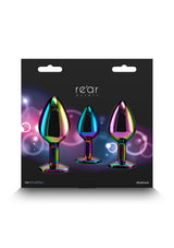 NS Novelties - Rear Assets Rainbow Gem Aluminium Anal Trainer Kit NS1176 CherryAffairs