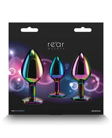 NS Novelties - Rear Assets Rainbow Gem Aluminium Anal Trainer Kit NS1176 CherryAffairs