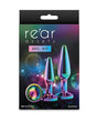 NS Novelties - Rear Assets Tapered Metal Anal Plug Training Set CherryAffairs