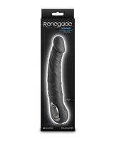 NS Novelties - Renegade Rimmer Rechargeable Vibrating Dildo (Black) NS1190 CherryAffairs