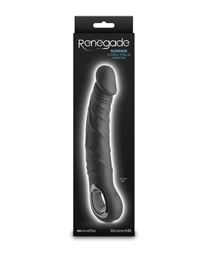 NS Novelties - Renegade Rimmer Rechargeable Vibrating Dildo (Black) NS1190 CherryAffairs