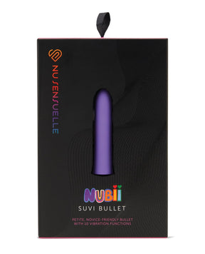Nu Sensuelle - Nubii 10-Function Rechargeable Bullet Vibrator (Purple) NU1041 CherryAffairs
