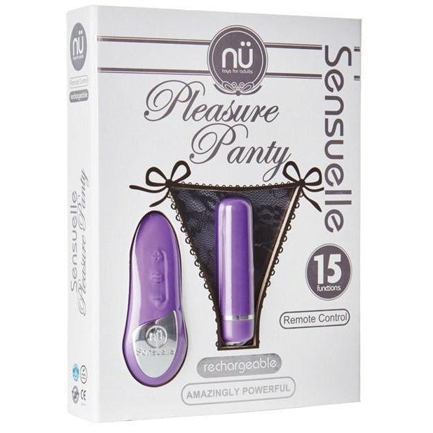 NU - Sensuelle Pleasure Panty 15 Functions Bullet with Remote Control CherryAffairs