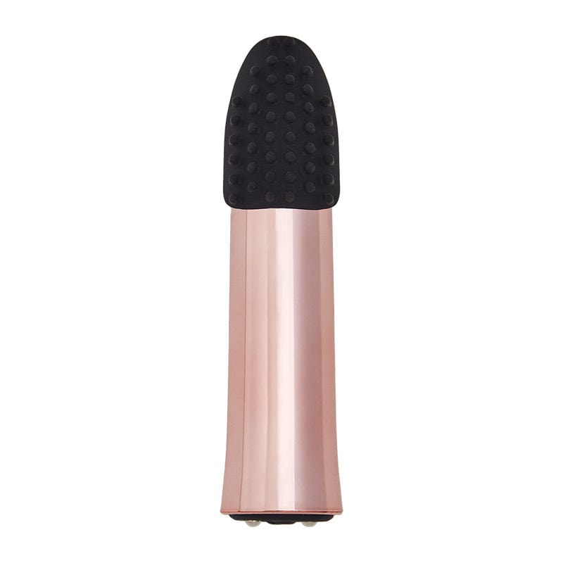 NU - Sensuelle Point Plus Rechargeable Bullet Vibrator with Head Attachments (Rose Gold) CherryAffairs