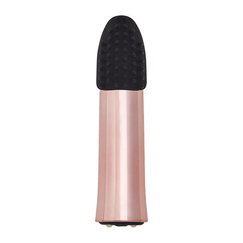 NU - Sensuelle Point Plus Rechargeable Bullet Vibrator with Head Attachments (Rose Gold) CherryAffairs