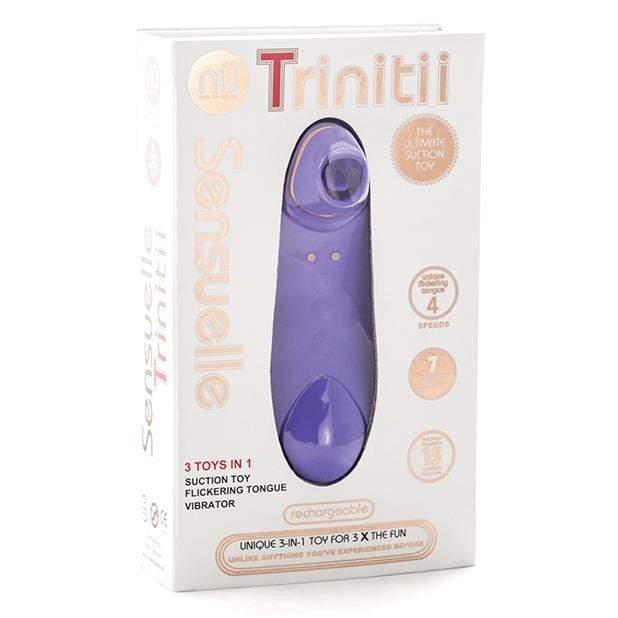 NU - Sensuelle Triple Action Trinitii Tongue Flickering Clitoral Vibrator CherryAffairs