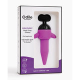 Odile - Discovery Tapered Butt Plug Dilator (Purple)    Anal Plug (Non Vibration)