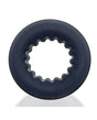 Oxballs - Axis Rib-Grip Stretch Cock Ring (Black) OX1055 CherryAffairs