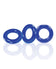 Oxballs - Willy Silicone Cock Ring Set of 3 (Blue) OX1072 CherryAffairs
