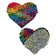 Pastease - Premium Color Changing Flip Sequins Heart Pasties Nipple Covers CherryAffairs