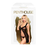 Penthouse - After Sunset Ruffle Babydoll with Thong Chemise CherryAffairs