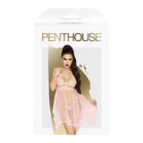 Penthouse - Naughty Doll Lace Babydoll with Thong Chemise CherryAffairs