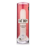 Perfect Fit - Fat Boy Micro Rib Sheath Cock Sleeve 5.5"(Clear) PF1035 CherryAffairs