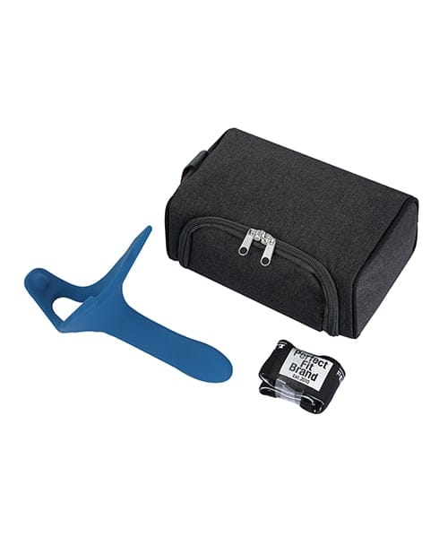 Perfect Fit - Zoro 16.5 cm Strap-On with Case (Blue) PF1052 CherryAffairs