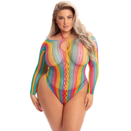 Pink Lipstick - More Color Long Sleeve Bodysuit Costume PLS1312 CherryAffairs