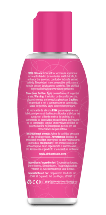 Pink - Silicone Lubricant for Women CherryAffairs