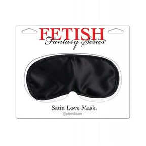 Pipedream - Fetish Fantasy Satin Love Blindfold Mask (Black) PD2082 CherryAffairs
