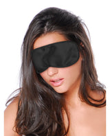Pipedream - Fetish Fantasy Satin Love Blindfold Mask (Black) PD2082 CherryAffairs
