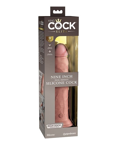 Pipedream - King Cock Elite Dual-Density Silicone Suction Dildo (Beige) PD2098 CherryAffairs