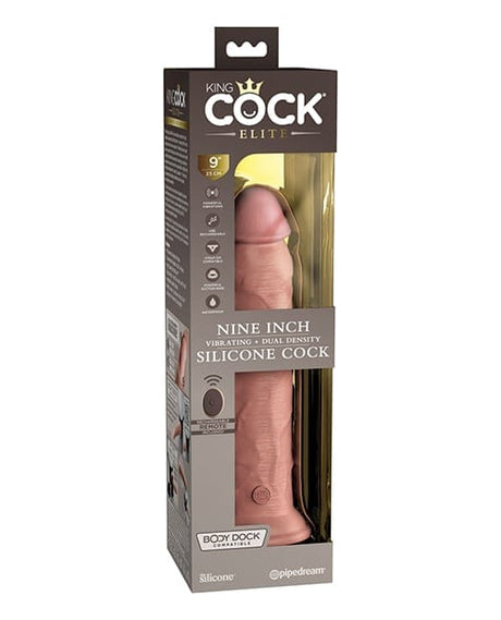 Pipedream - King Cock Elite Vibrating Silicone Suction Dildo PD2099 CherryAffairs