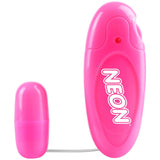 Pipedream - Neon Luv Touch Remote Neon Mega Bullet Vibrator (Pink) PD1787 CherryAffairs