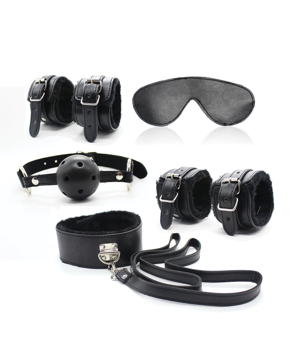 Plesur - Everything Bondage 12-Piece BDSM Kit (Black) OT1318 CherryAffairs
