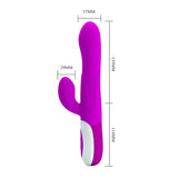 Pretty Love - Douglas Inflatable Rabbit Vibrator (Purple) PL1137 CherryAffairs