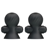 Pretty Love - Rechargeable Vibrating Nipple Sucker (Black) PL1126 CherryAffairs