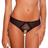 Rene Rofe - Crotchless Frills Panty with Back Bows CherryAffairs