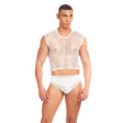 Rene Rofe - Rainbow Party Net Flex Large Mesh 3 pc Set with Thong RR1644 CherryAffairs