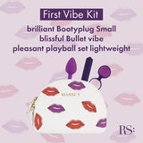 Rianne S - Essentials First Vibe Kit Anal Plug Vibrator Kegel Balls (Purple) RS1018 CherryAffairs