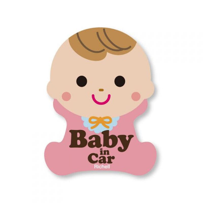 Richell - 3M Safety Reflective Baby In The Car Sticker Decal    Baby Car Stickers