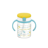 Richell - Aqulea Clear Tritan Sippy Straw Baby Water Bottle Mug  Yellow 4973655220153 Baby Water Bottle