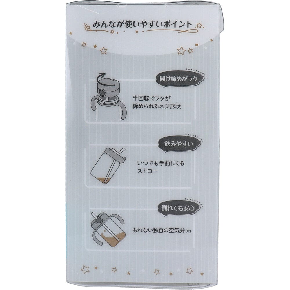 Richell - Axstars Baby Straw Cup Clear Tritan Training Water Bottle Mug    Baby Water Bottle