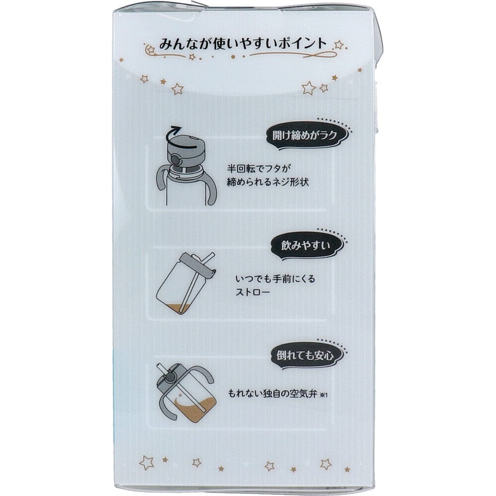 Richell - Axstars Baby Straw Cup Clear Tritan Training Water Bottle Mug    Baby Water Bottle