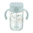 Richell - Axstars Baby Straw Cup Clear Tritan Training Water Bottle Mug  Light Blue 4945680204453 Baby Water Bottle