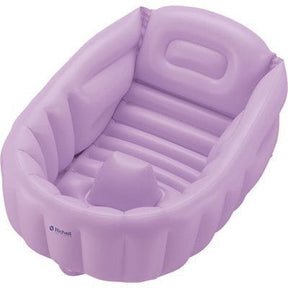 Richell - Inflatable Foldable Soft Baby Bath Tub  Purple 4973655213247 Baby Bath Tub
