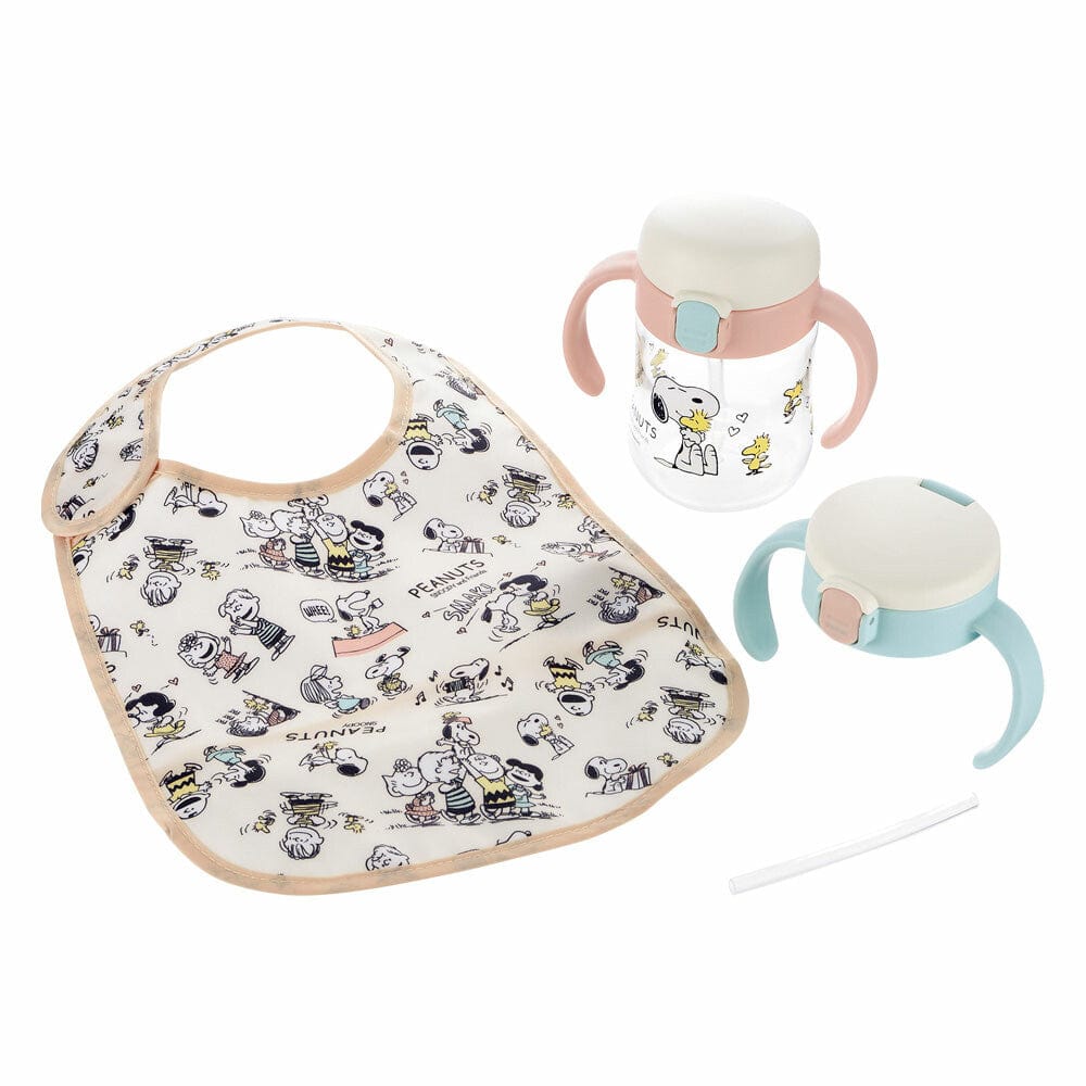 Richell - Snoopy Vintage Peanuts Collection Baby Step Up Water Bottle Mug Set    Baby Water Bottle Set