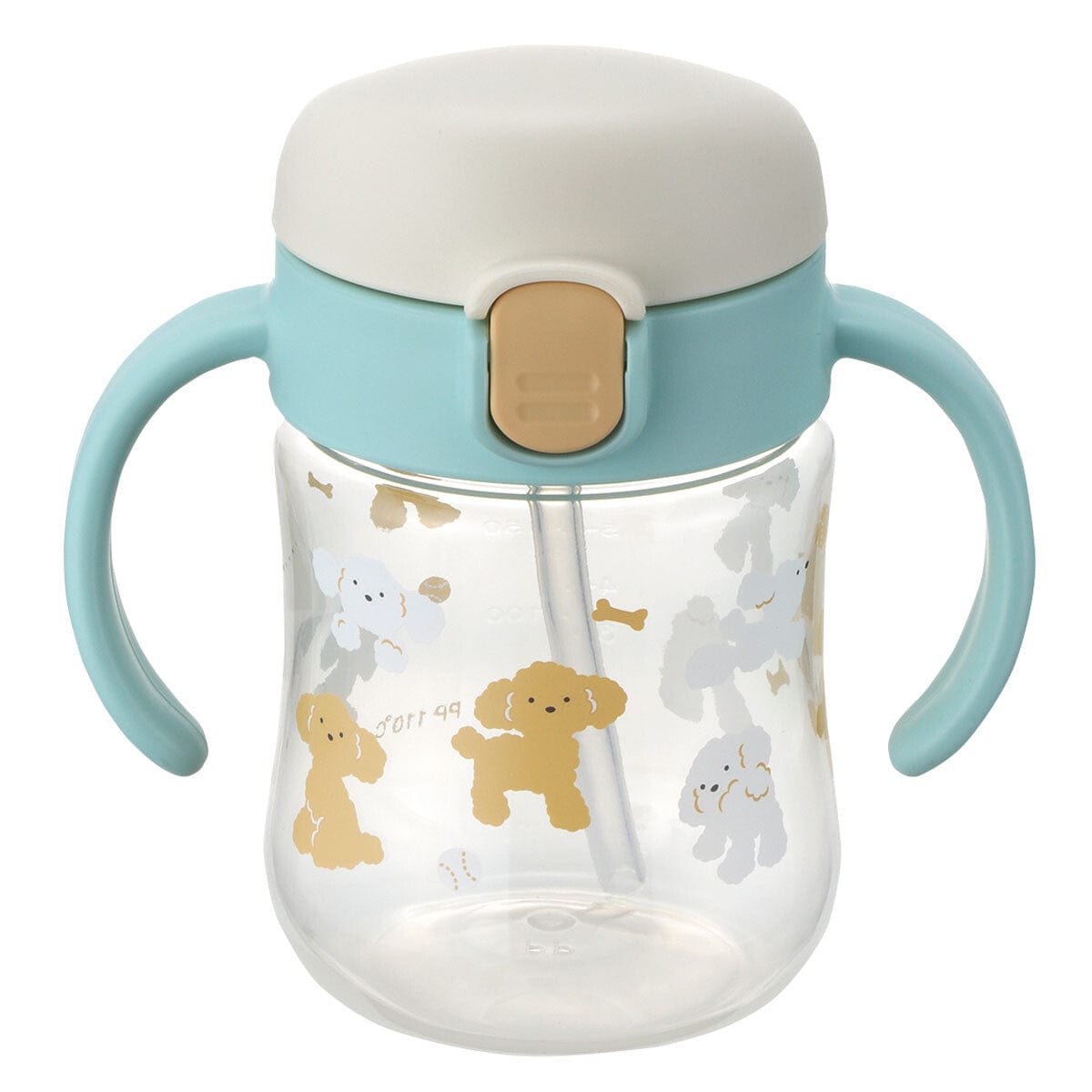 Richell - T.L.I Baby Stage 1 Try Sippy Spout Clear Training Water Bottle Mug  Light Blue 4945680203500 Baby Water Bottle