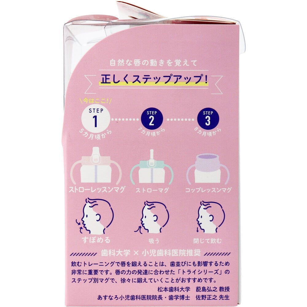 Richell - T.L.I Baby Stage 1 Try Sippy Spout Clear Training Water Bottle Mug    Baby Water Bottle