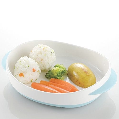 Richell - T.L.I Stage 2 Baby Mogumogu Period Plate (7m+)    Baby Plate