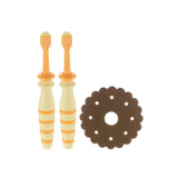 Richell - T.L.I Try Back Teeth Shiny Baby Toothbrush (2 Pieces)    Baby Toothbrush