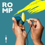 Romp - Bass Vibrating Anal Plug (Green) RM1013 CherryAffairs