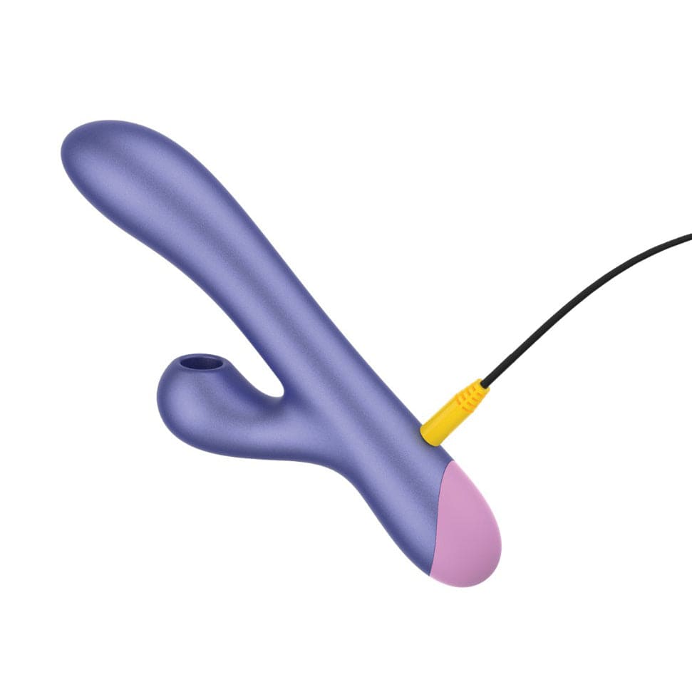 Romp - Pulse Suction Clitoral Air Stimulator Rabbit Vibrator (Purple) RM1029 CherryAffairs