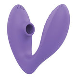 Romp - Reverb Clitoral Air Stimulator with G Spot Dildo (Lilac) RM1015 CherryAffairs