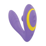 Romp - Reverb Clitoral Air Stimulator with G Spot Dildo (Lilac) RM1015 CherryAffairs