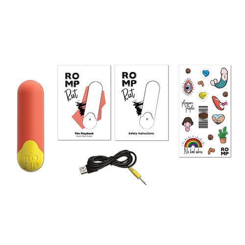 Romp - Riot Bullet Vibrator (Orange) RM1012 CherryAffairs