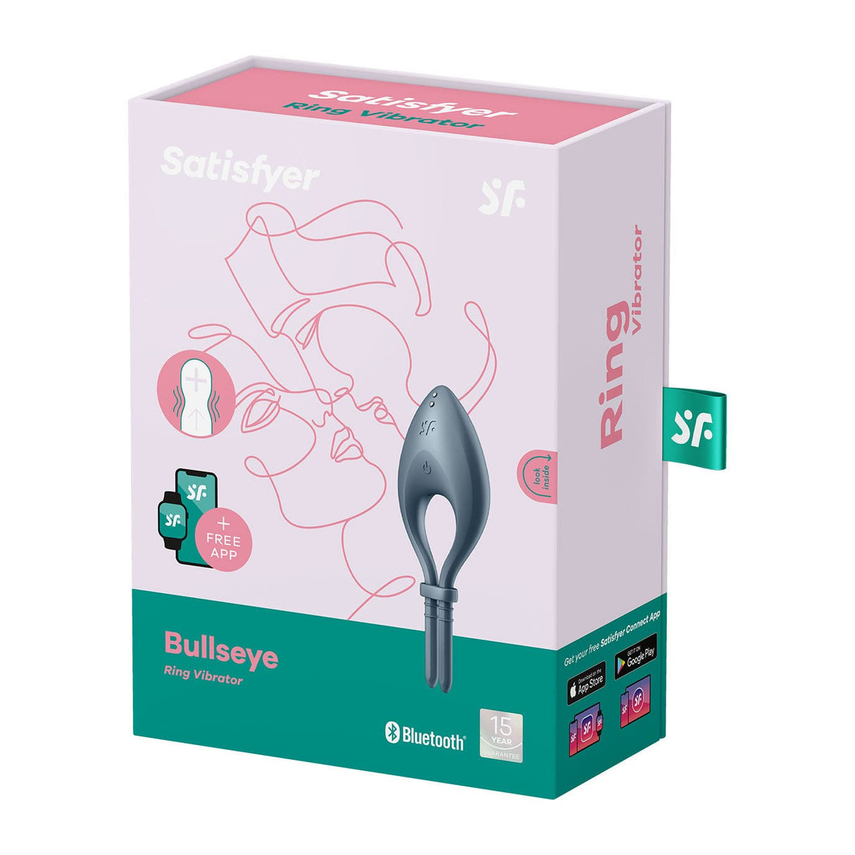 Satisfyer - Bulls Eye App-Controlled Adjustable Vibrating Cock Ring CherryAffairs